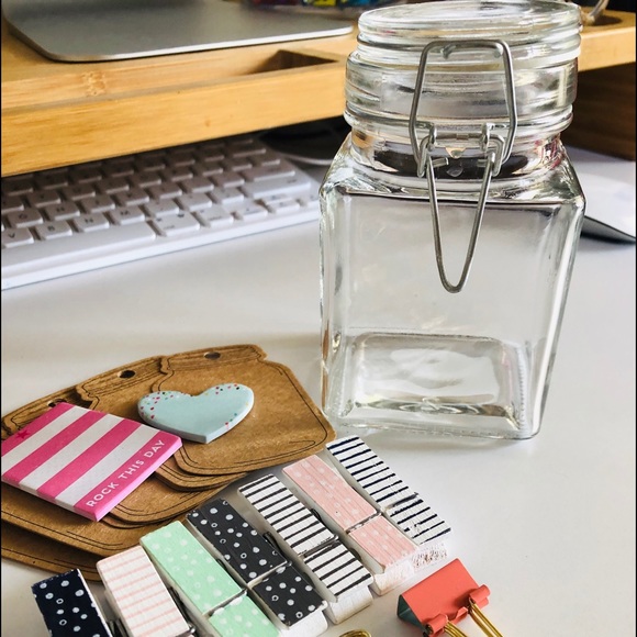 Cute Office/School Supply Set With Jar Holder ✏️ - Picture 5 of 8